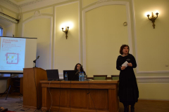 Magdalena Bogusławska wita uczestników konferencji w imieniu organizatorów