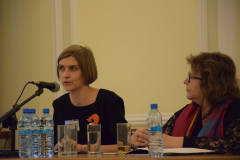 Dominika Kaniecka (Uniwersytet Jagielloński) wygłosiła referat pt. "Odnowienie działalności Chorwackiego Towarzystwa Kulturalnego Napredak a potrzeba definiowania narodowego paradygmatu kulturowego Chorwatów w Bośni i Hercegowinie"