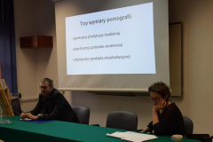 Patrycjusz Pająk (Uniwersytet Warszawski) wygłosił referat pt. "Serbia w pornograficznym lustrze"