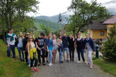 Wycieczka studentów języka słowackiego na Słowację. Vlkolínec