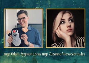 Nasi nowi doktoranci - mgr Adam Zygmunt i mgr Zuzanna Woszczerowicz