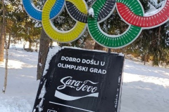 Coca Cola jako patron pamięci o Olimpiadzie Zimowej z 1984 roku. Fot. M. Olczak