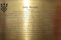 Tablica poświęcona pamięci Julija Benešicia zawisła w Belwederku..