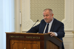 Rektor UW prof. Alojzy Z. Nowak podkreślił, jak istotna jest współpraca między narodami.